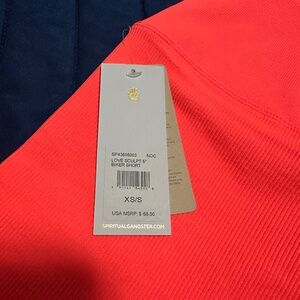 Spiritual Gangster biker shorts